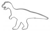 pepparkaksform Tyrannosaurus Rex