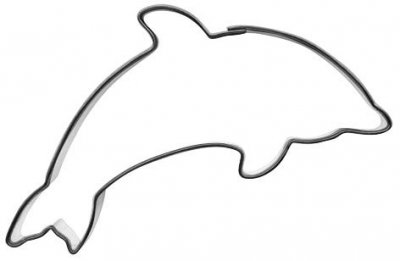 pepparkaksform stor delfin
