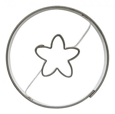 pepparkaksform ring-blomma